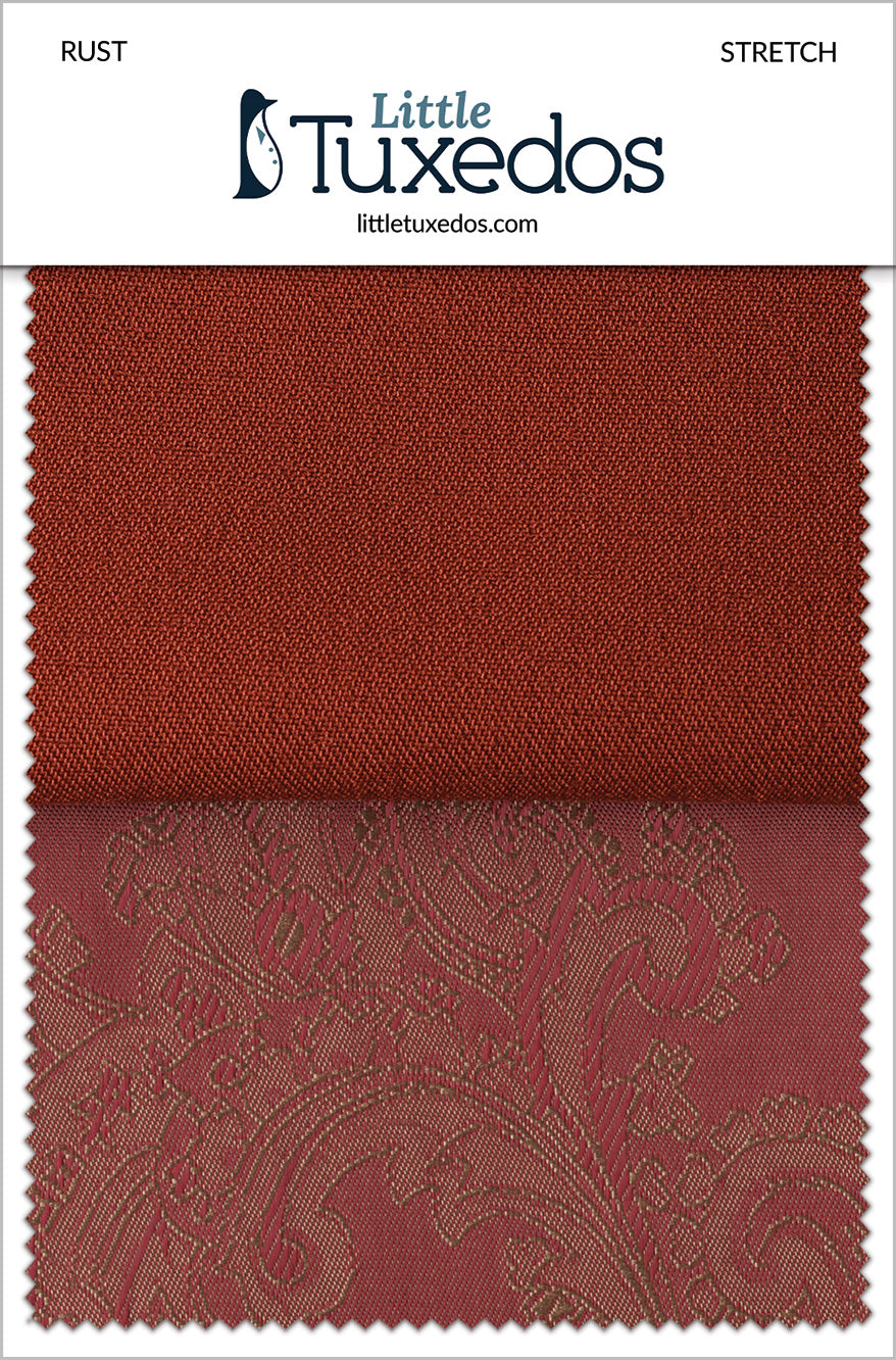 BLACKTIE Rust Stretch Fabric Swatch