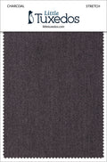 BLACKTIE Charcoal Stretch Fabric Swatch