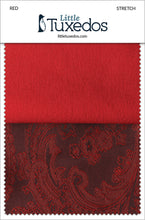 BLACKTIE Red Stretch Fabric Swatch