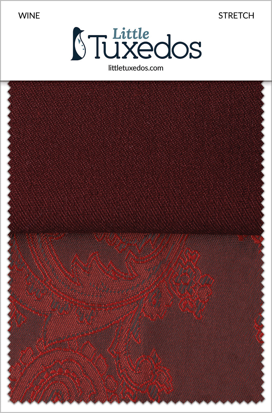 BLACKTIE Wine Stretch Fabric Swatch