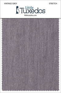 BLACKTIE Vintage Grey Stretch Fabric Swatch