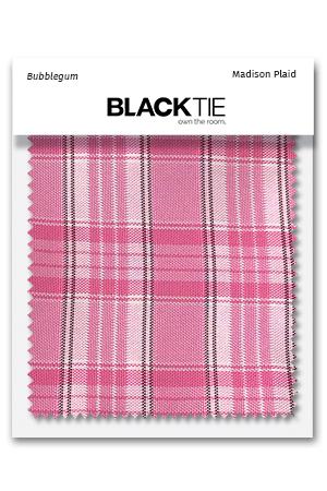 Cardi Pink Madison Plaid Fabric Swatch