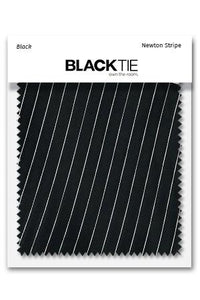 Cardi Black Newton Stripe Fabric Swatch