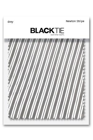 Cardi Grey Newton Stripe Fabric Swatch