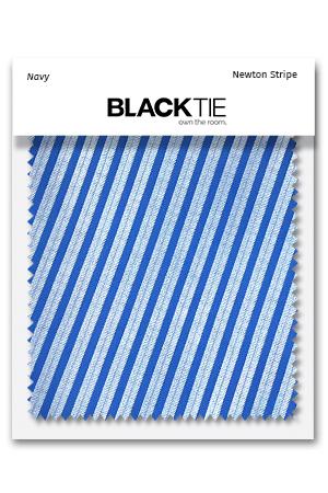 Cardi Navy Newton Stripe Fabric Swatch