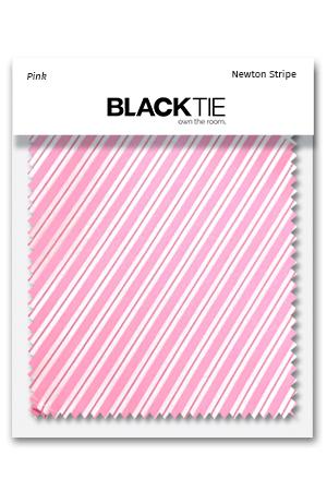 Cardi Pink Newton Stripe Fabric Swatch