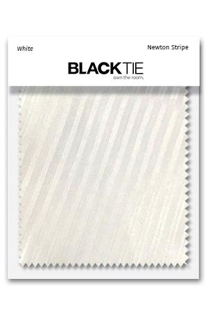Cardi White Newton Stripe Fabric Swatch