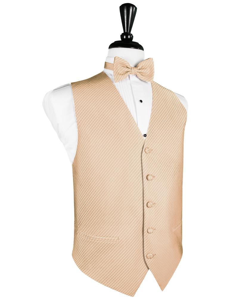 Cardi Peach Palermo Tuxedo Vest