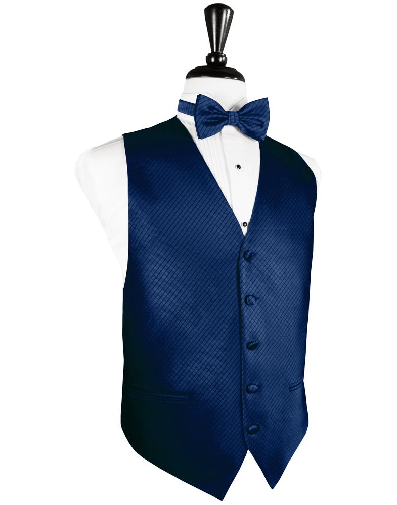 Cardi Royal Blue Palermo Tuxedo Vest