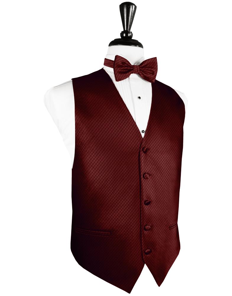 Cardi Wine Palermo Tuxedo Vest