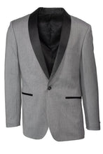 BLACKTIE "Sebastian" Grey Pindot Tuxedo Jacket