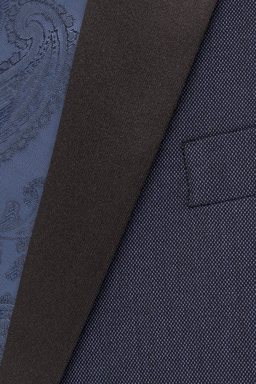 BLACKTIE "Sebastian" Indigo Pindot Tuxedo Jacket