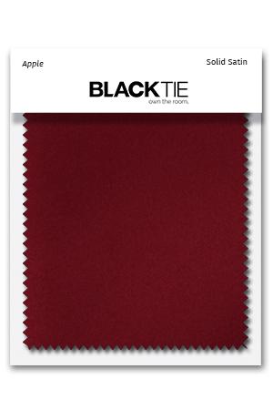 Cardi Apple Luxury Satin Fabric Swatch