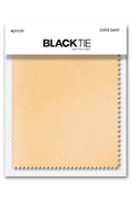 Cardi Apricot Luxury Satin Fabric Swatch