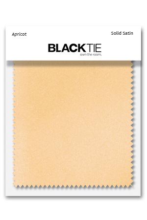 Cardi Apricot Luxury Satin Fabric Swatch