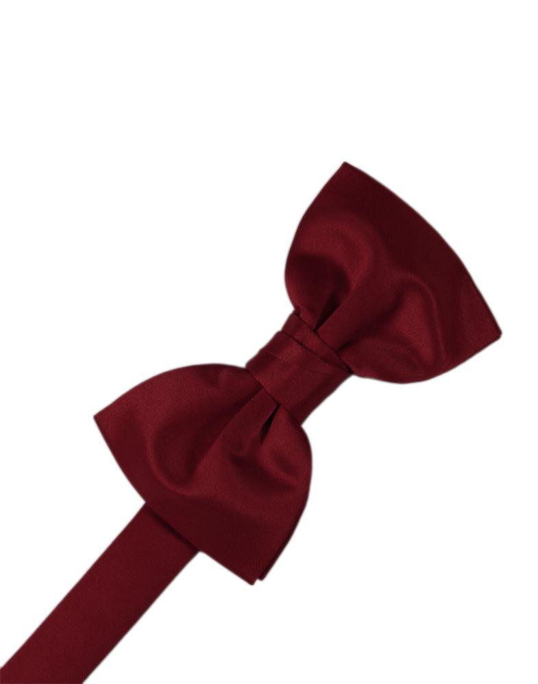 Cardi Pre-Tied Apple Luxury Satin Bow Tie