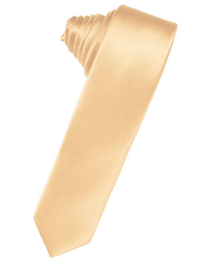 Apricot Luxury Satin Necktie