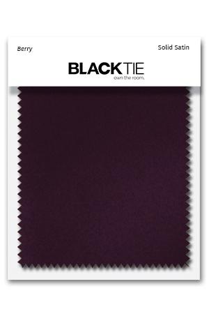 Cardi Berry Luxury Satin Fabric Swatch