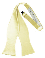 Cardi Self Tie Banana Luxury Satin Bow Tie