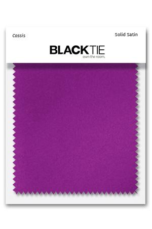 Cardi Cassis Luxury Satin Fabric Swatch