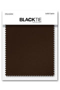 Cardi Chocolate Luxury Satin Fabric Swatch