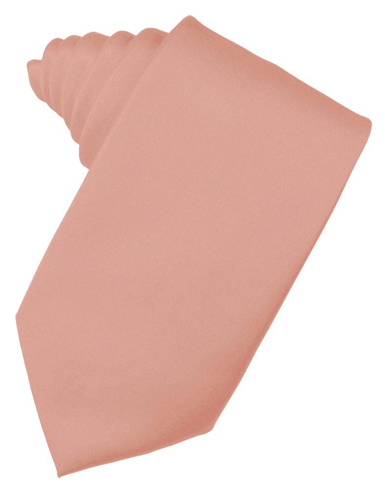 Cardi Coral Luxury Satin Necktie