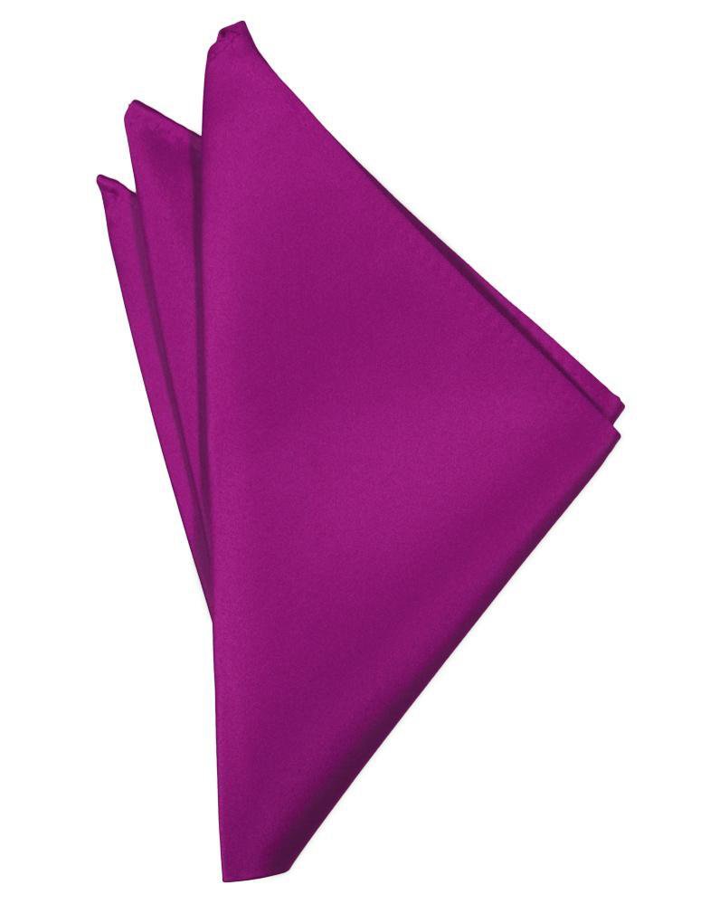 Cardi Fuchsia Luxury Satin Pocket Square