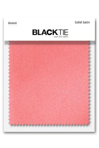 Cardi Guava Luxury Satin Fabric Swatch