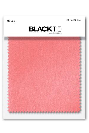 Cardi Guava Luxury Satin Fabric Swatch