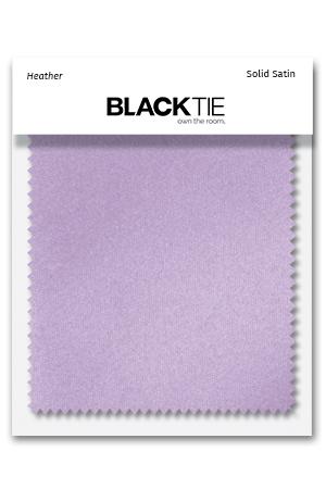 Cardi Heather Luxury Satin Fabric Swatch