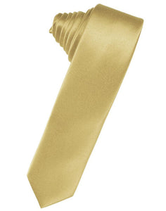 Cardi Harvest Maize Luxury Satin Skinny Necktie