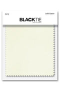 Cardi Ivory Luxury Satin Fabric Swatch