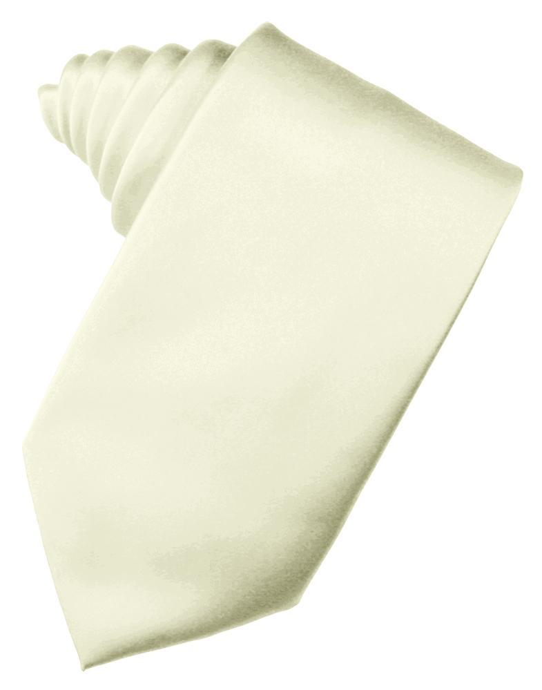 Cardi Ivory Luxury Satin Necktie