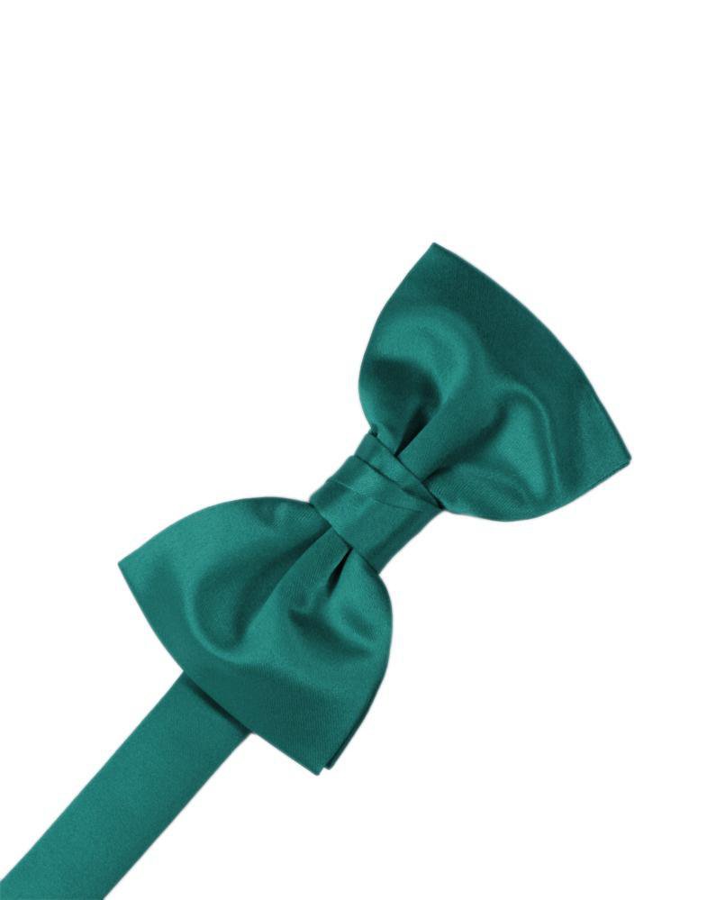 Peacock Luxury Satin Bow Tie