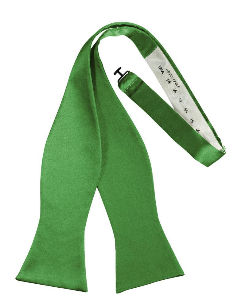 Kelly Luxury Satin Bow Tie - self-tie style, front view