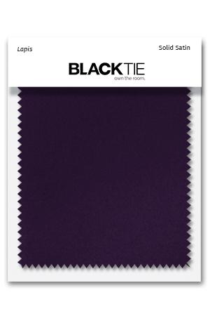 Cardi Lapis Luxury Satin Fabric Swatch