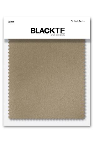 Cardi Latte Luxury Satin Fabric Swatch