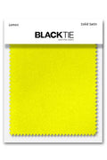 Cardi Lemon Luxury Satin Fabric Swatch
