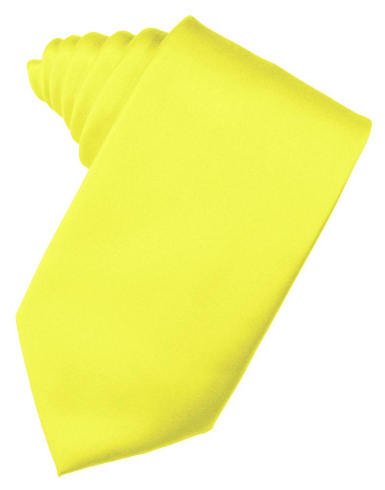 Cardi Lemon Luxury Satin Necktie