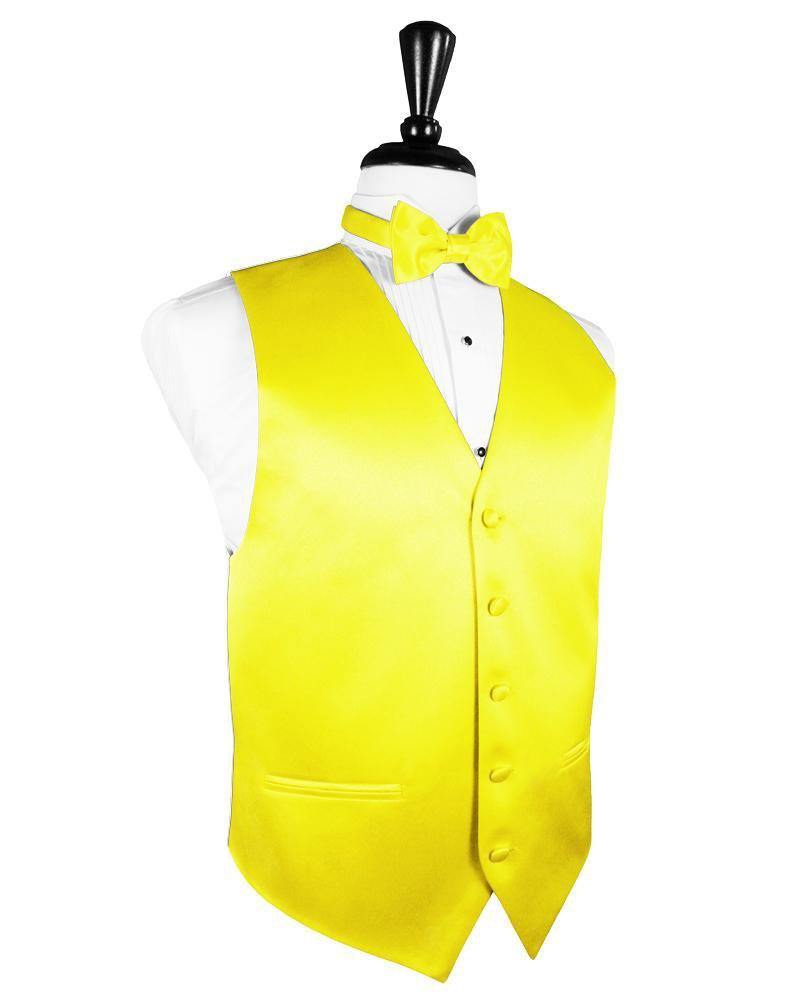 Lemon Luxury Satin Pocket Square
