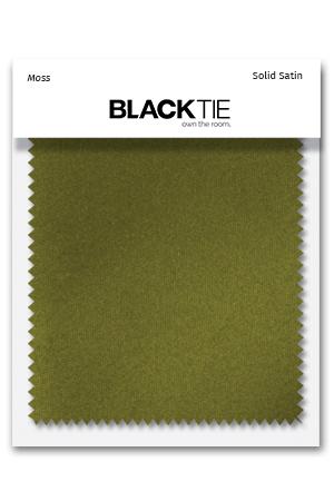 Cardi Moss Luxury Satin Fabric Swatch