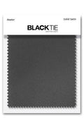 Cardi Pewter Luxury Satin Fabric Swatch