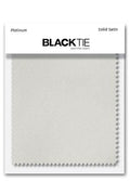 Cardi Platinum Luxury Satin Fabric Swatch