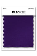 Cardi Purple Luxury Satin Fabric Swatch
