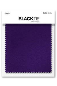 Cardi Purple Luxury Satin Fabric Swatch