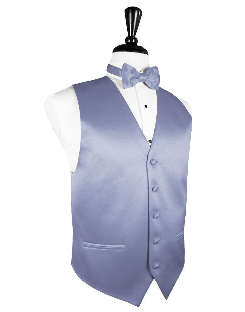 Periwinkle Luxury Satin Tuxedo Vest BlackTie.com Periwinkle Luxury Satin Tuxedo Vest BlackTie.com
