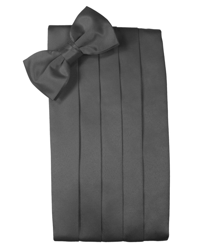 Cardi Pewter Luxury Satin Cummerbund