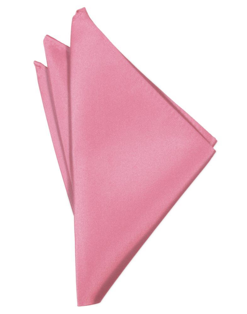 Cardi Rose Petal Luxury Satin Pocket Square