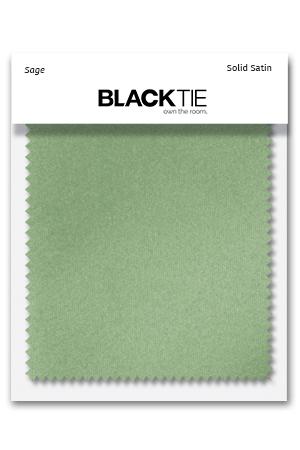 Cardi Sage Luxury Satin Fabric Swatch