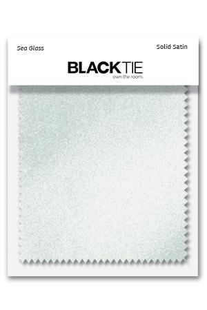 Cardi Sea Glass Luxury Satin Fabric Swatch